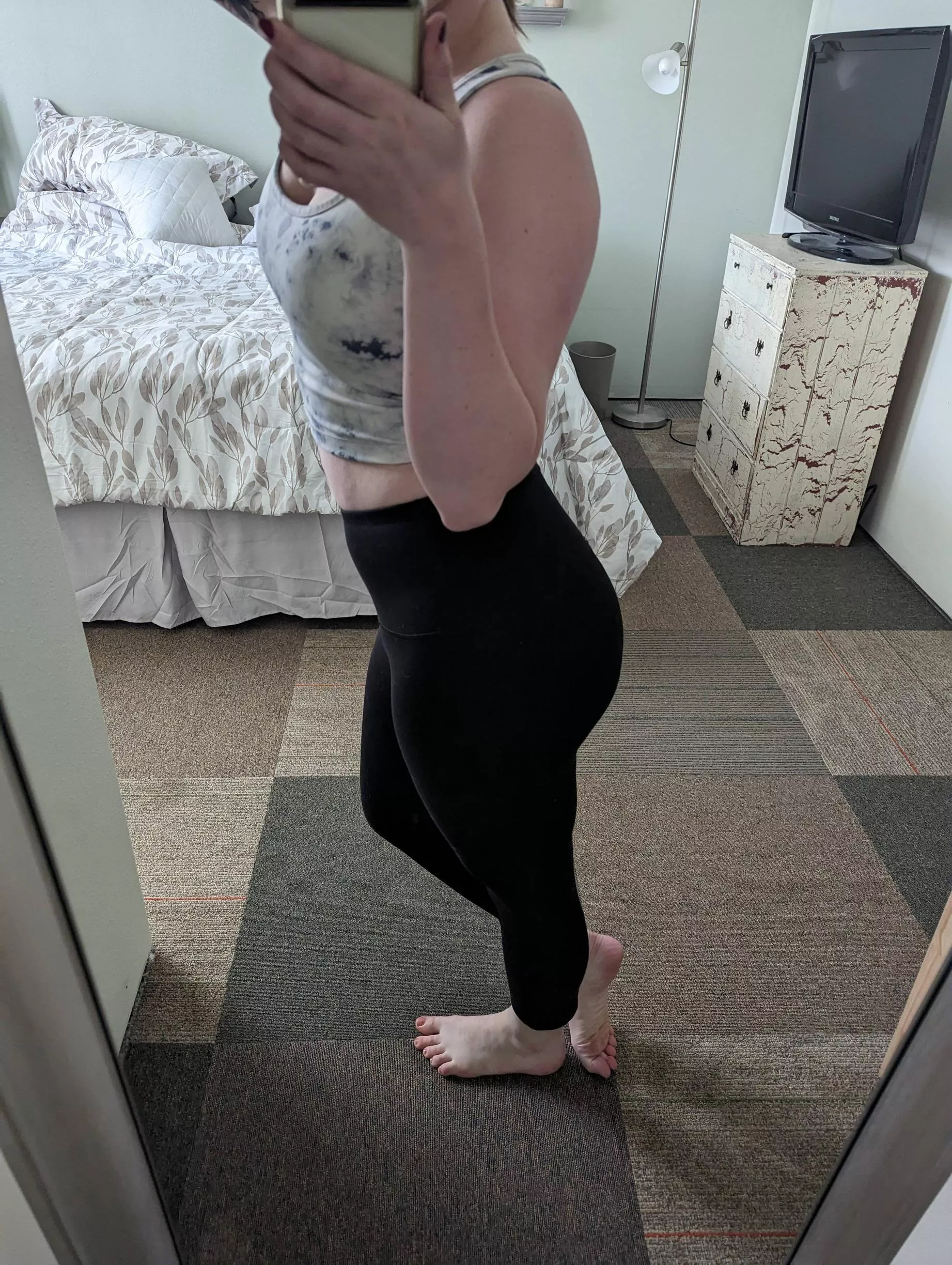 Before my morning workout 😘 posted by dentaldreamgirl