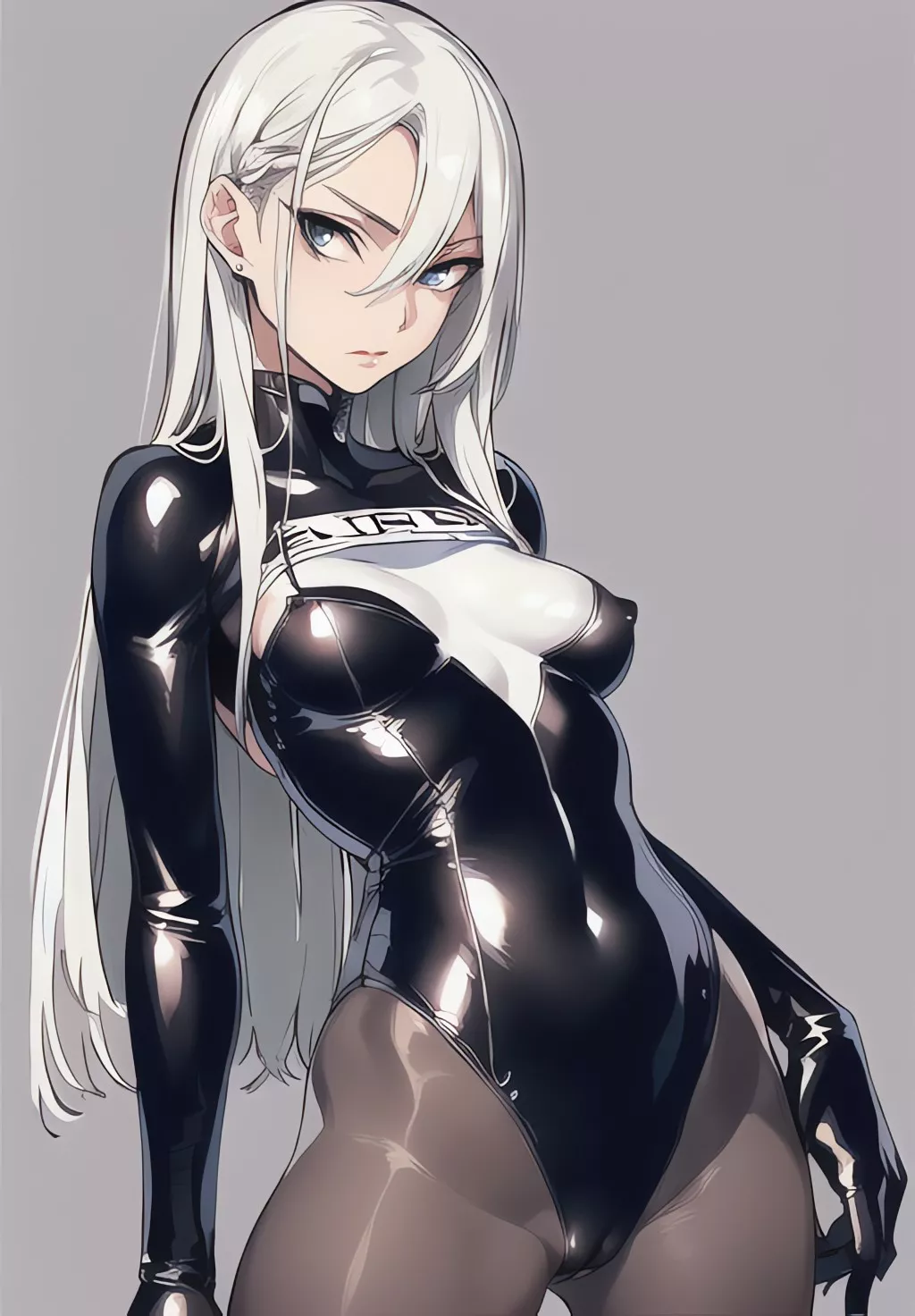 Black Latex & Pantyhose posted by CheetahSperm18