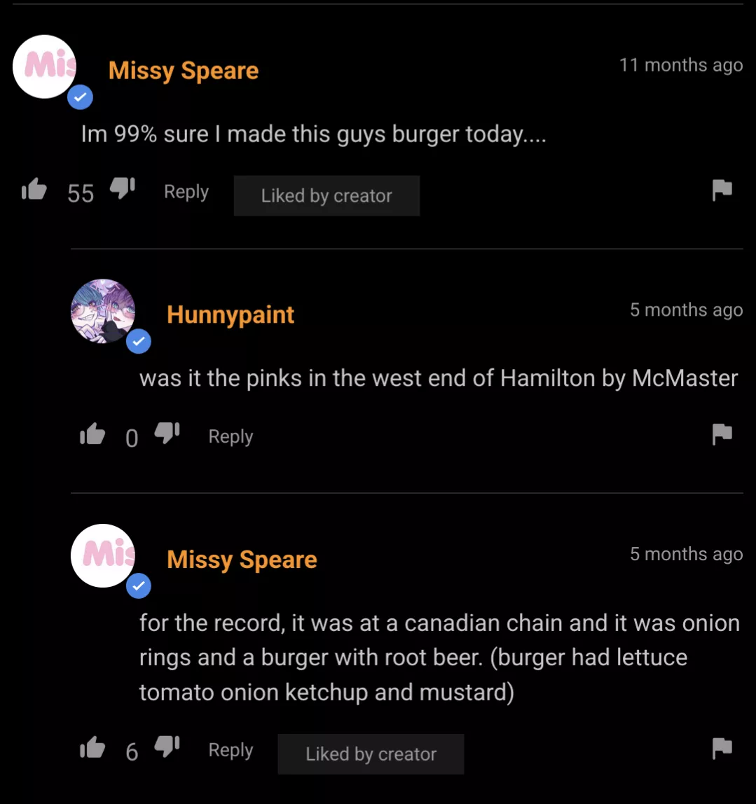 Burger posted by AtrociousAtNames