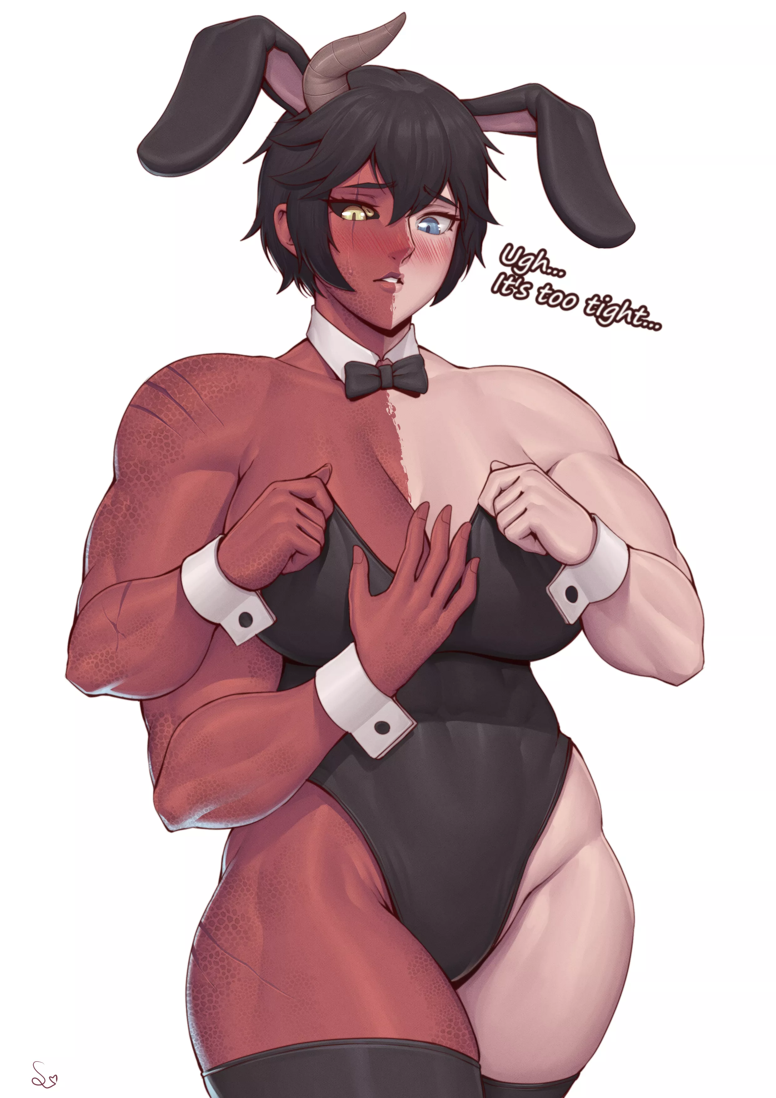 Cute buff demon [Artist: SpeedL00ver] posted by ComaOfSouls