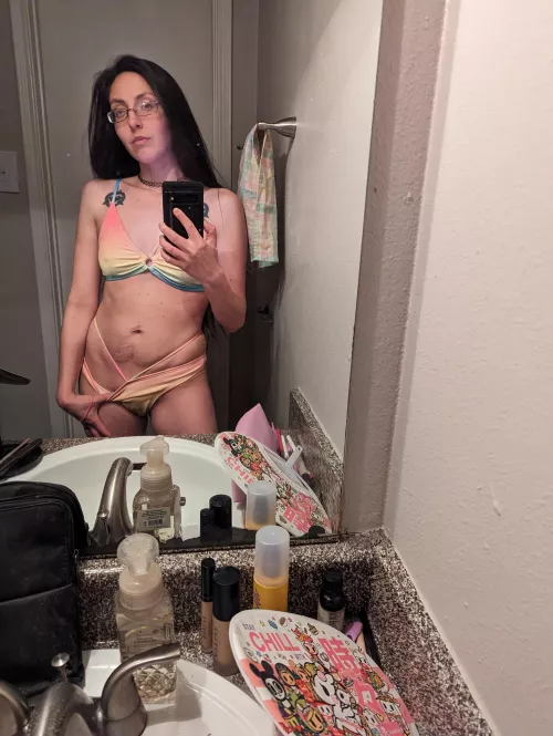 Do you like now my bikini looks on me by xBlackRosex-