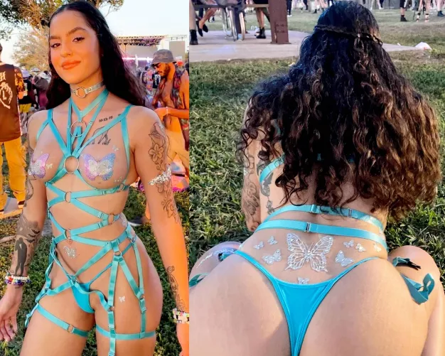 Expressing herself at a rave by redditphotosonly