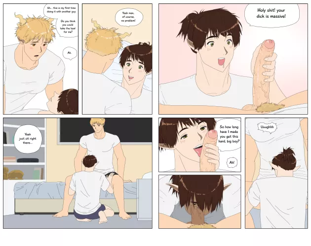 first time drawing a gay comic [OC] by ygMJS