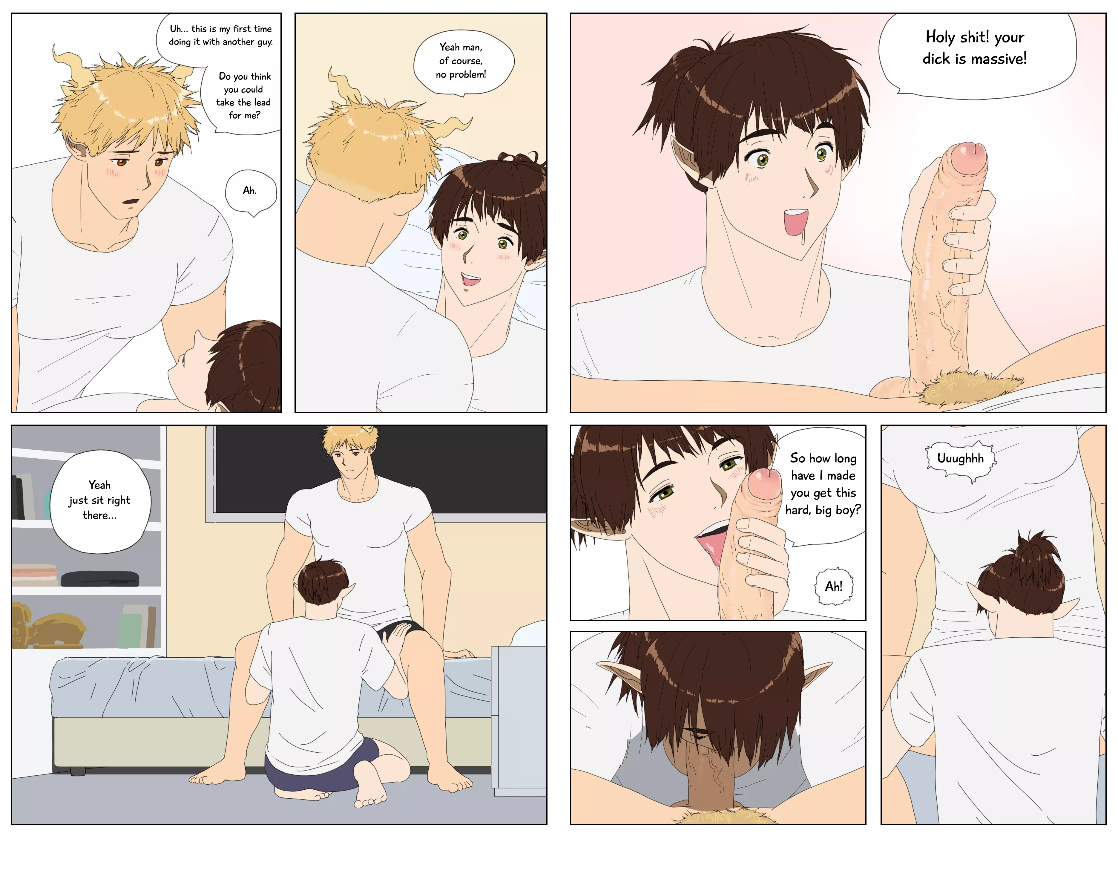 first time drawing a gay comic [OC] posted by ygMJS