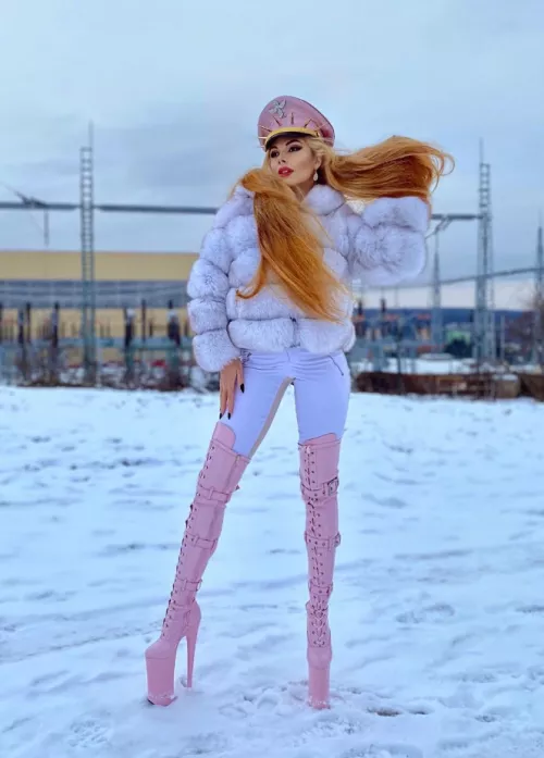 Gotta love me in my boots by Goddess_Slavena