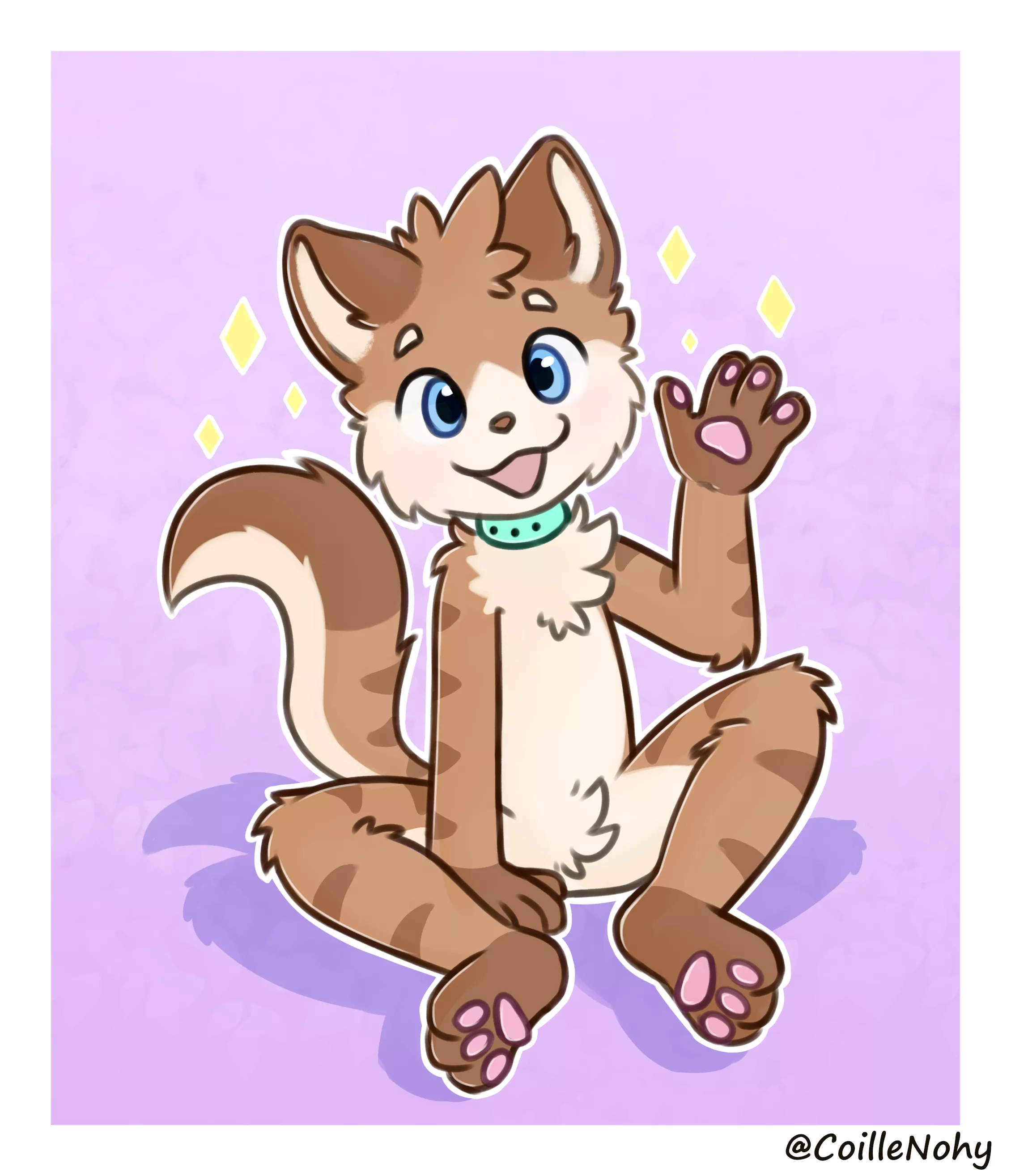 Just my little boy waving! posted by Coille_Nohy