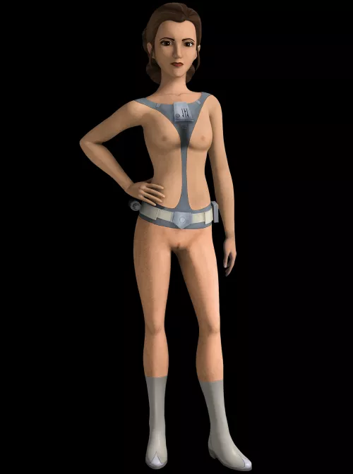 Leia gets hot... (Self) by KinkyMSub19