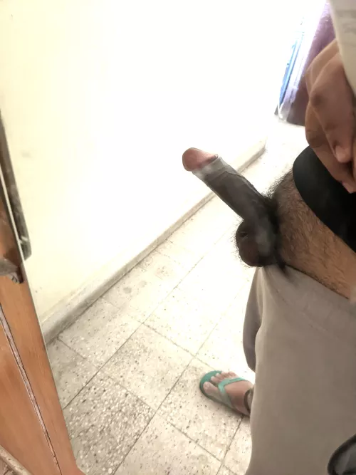 Mirror Selfie on a hot 🥵 afternoon (Cock got a Lil Sweaty). by invinciaarav