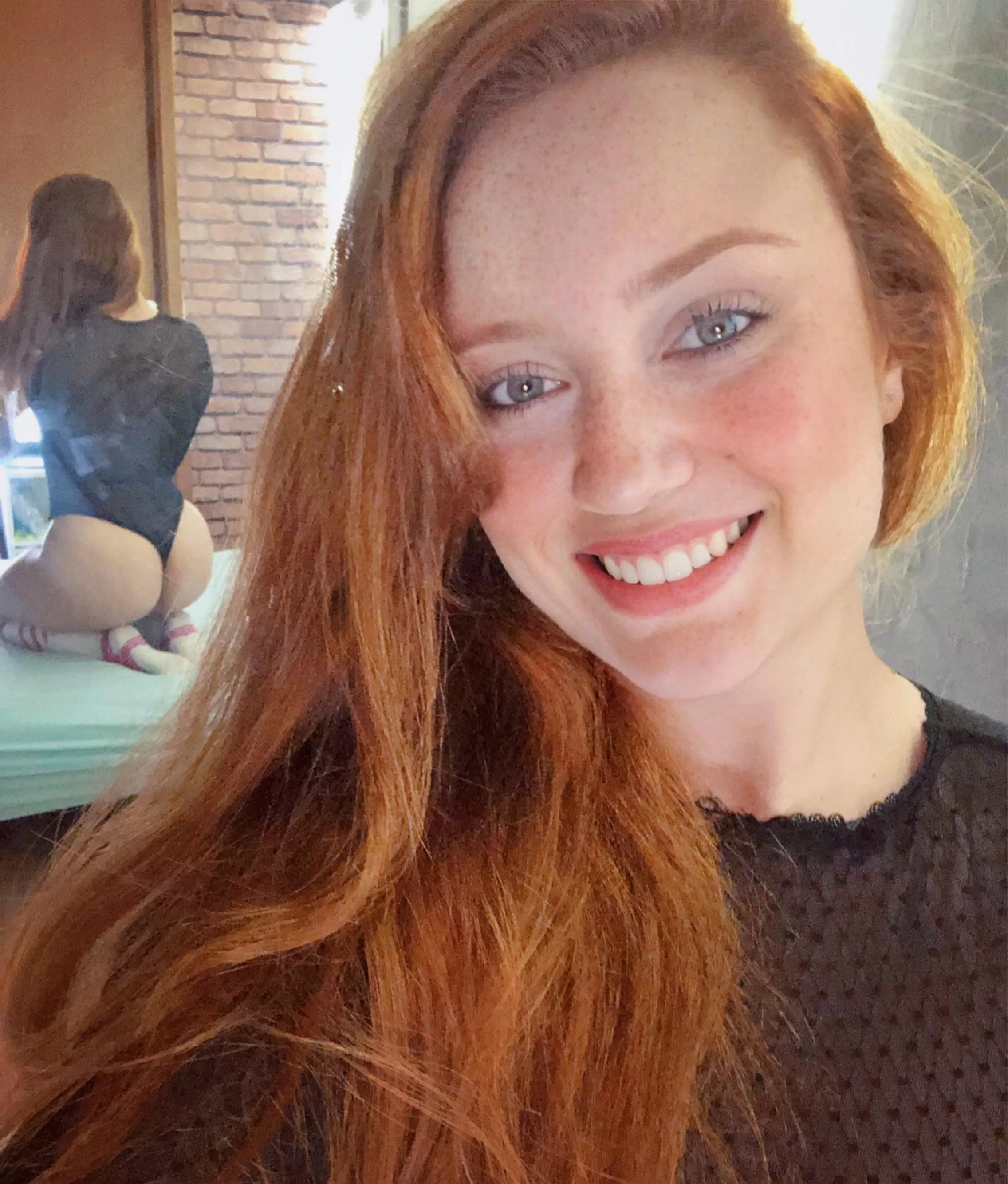 My eyes are up here [f] posted by Puzzled_MJ