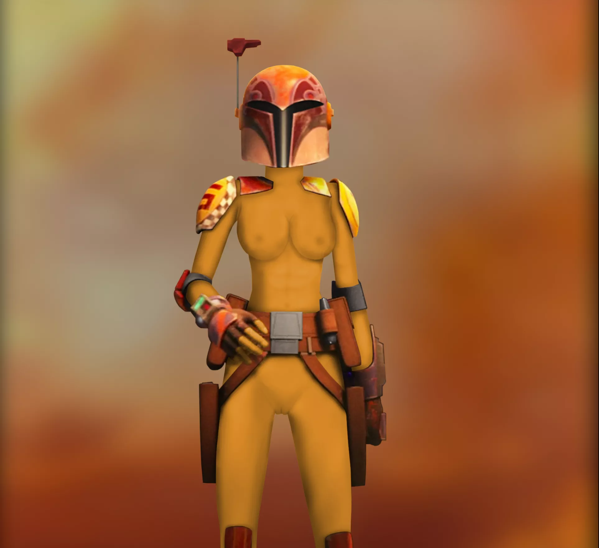 Sabine's New Armour (Self) posted by KinkyMSub19