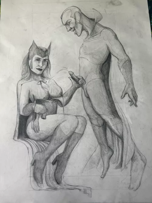 Scarlett Witch Handjob by natedog681