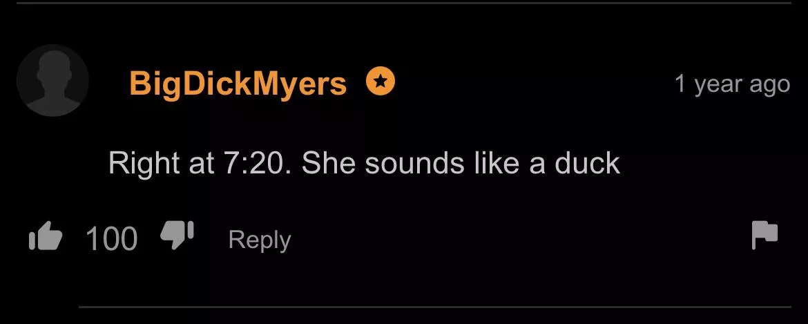 sounds like a duck posted by onepassafist