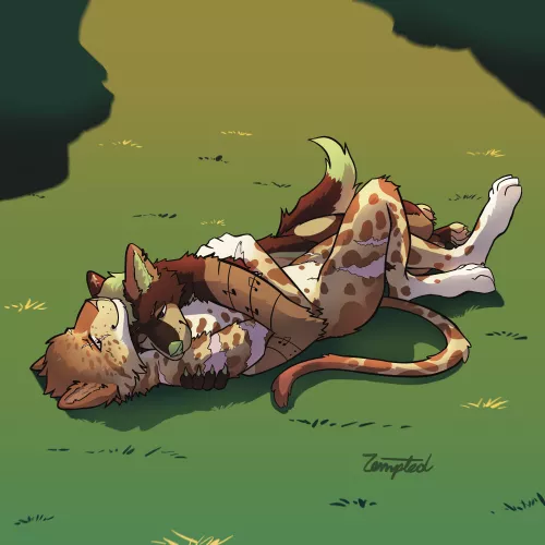 Warm green cuddles [Temptuwu] : Twitter by PositivelyTempted