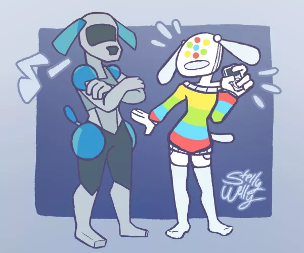 Who else remembers Poochi and iDog? (Art by me) by DizzyDayzee