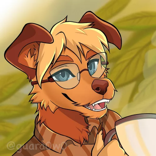 Would you like a cup of coffee? (fanart i made for Jeniak) by eveliseart