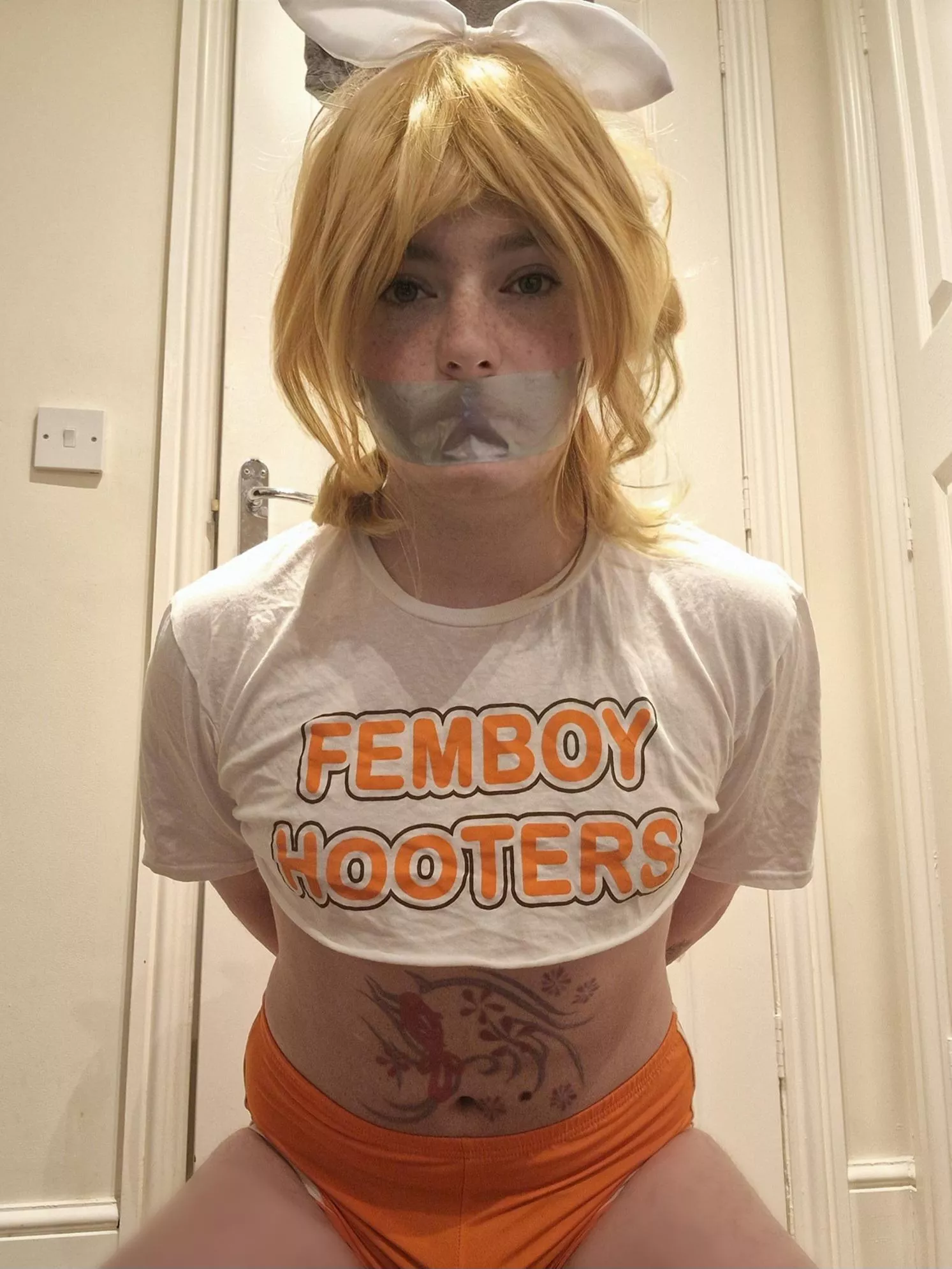 Your bound hooters boy posted by tgirlakira