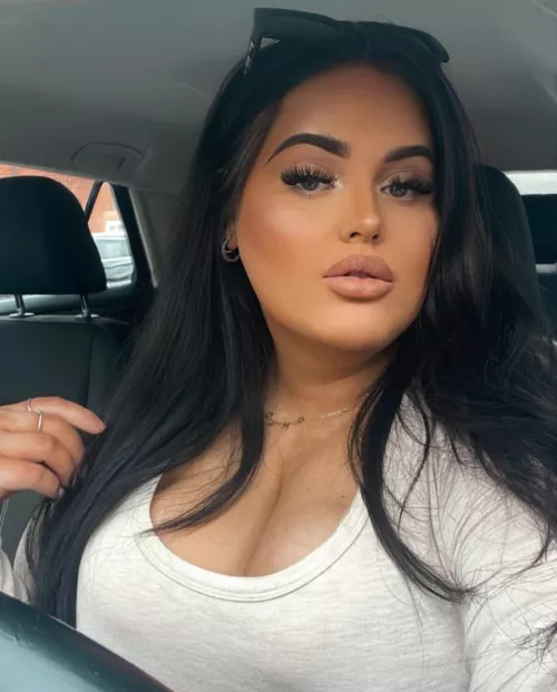 Be honest what do you notice first the make-up or the boobs? by Alternative-Wafer258