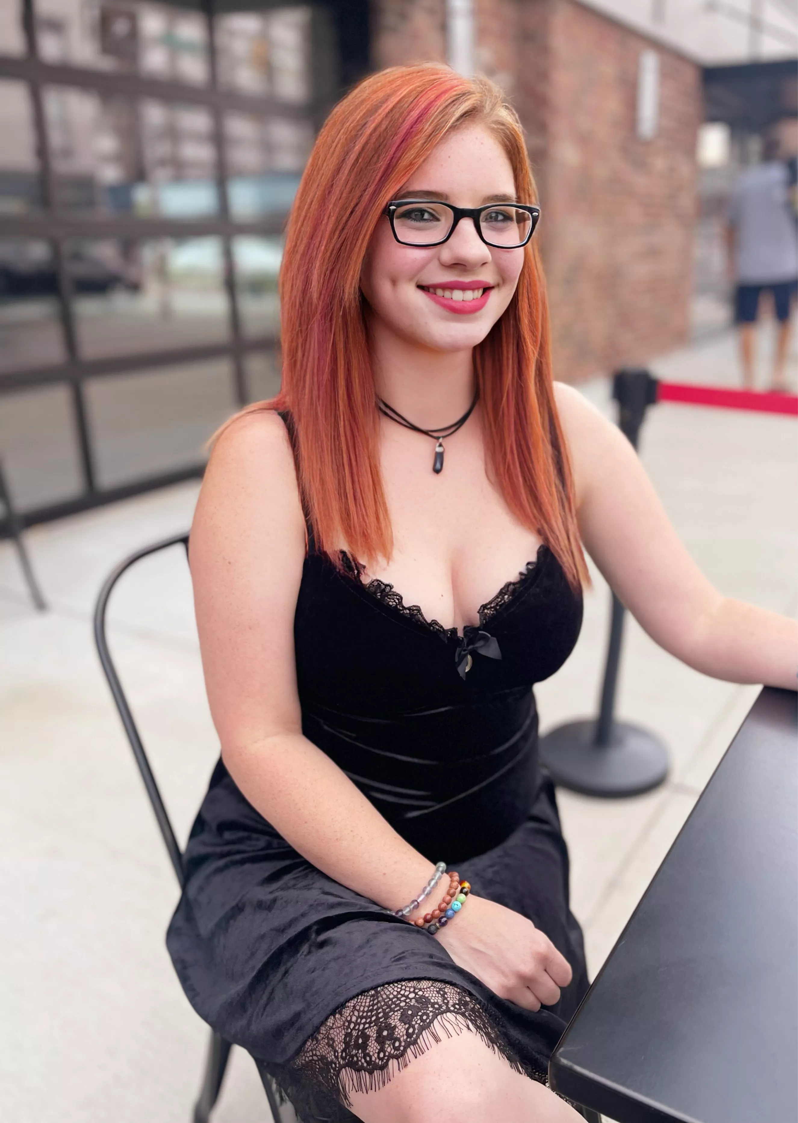 Date outfit! Wondering if I should have done contacts instead… posted by panda8787