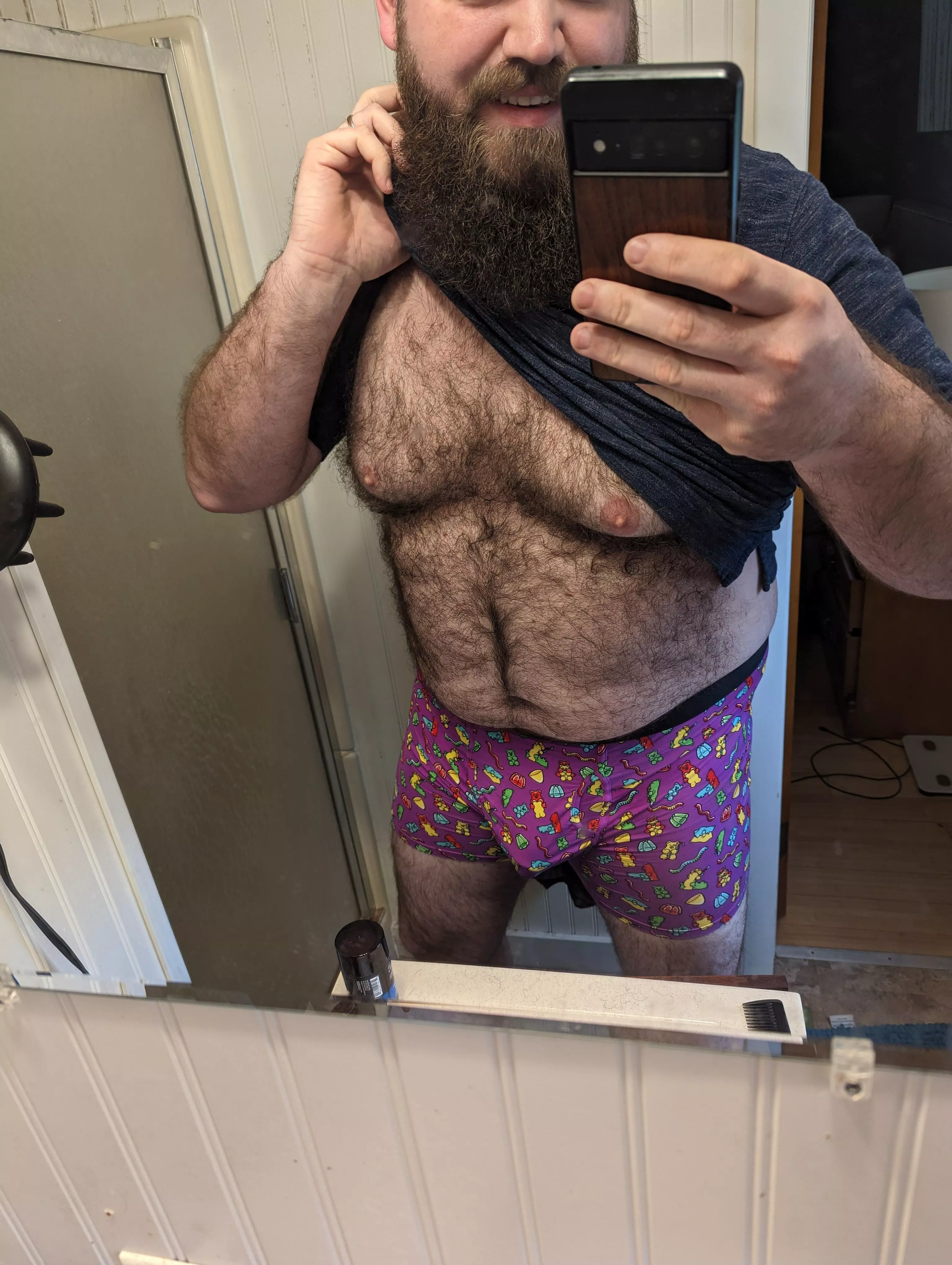 Do you like my gummies? You should have a taste. 😏😈 posted by BeardedAnonnn