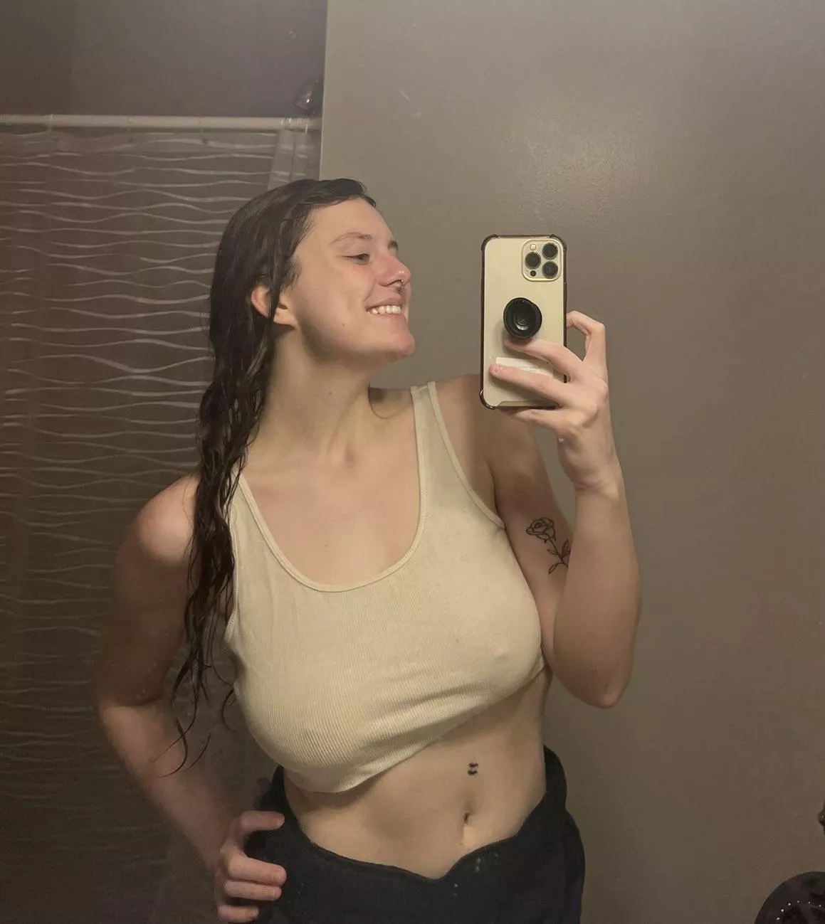 Do you like my top? 🙈 posted by marouabkt