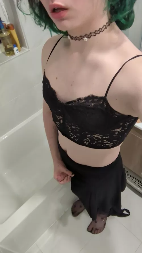 Do you like trans girl with cute feet 💕oc by Princessbutgoth