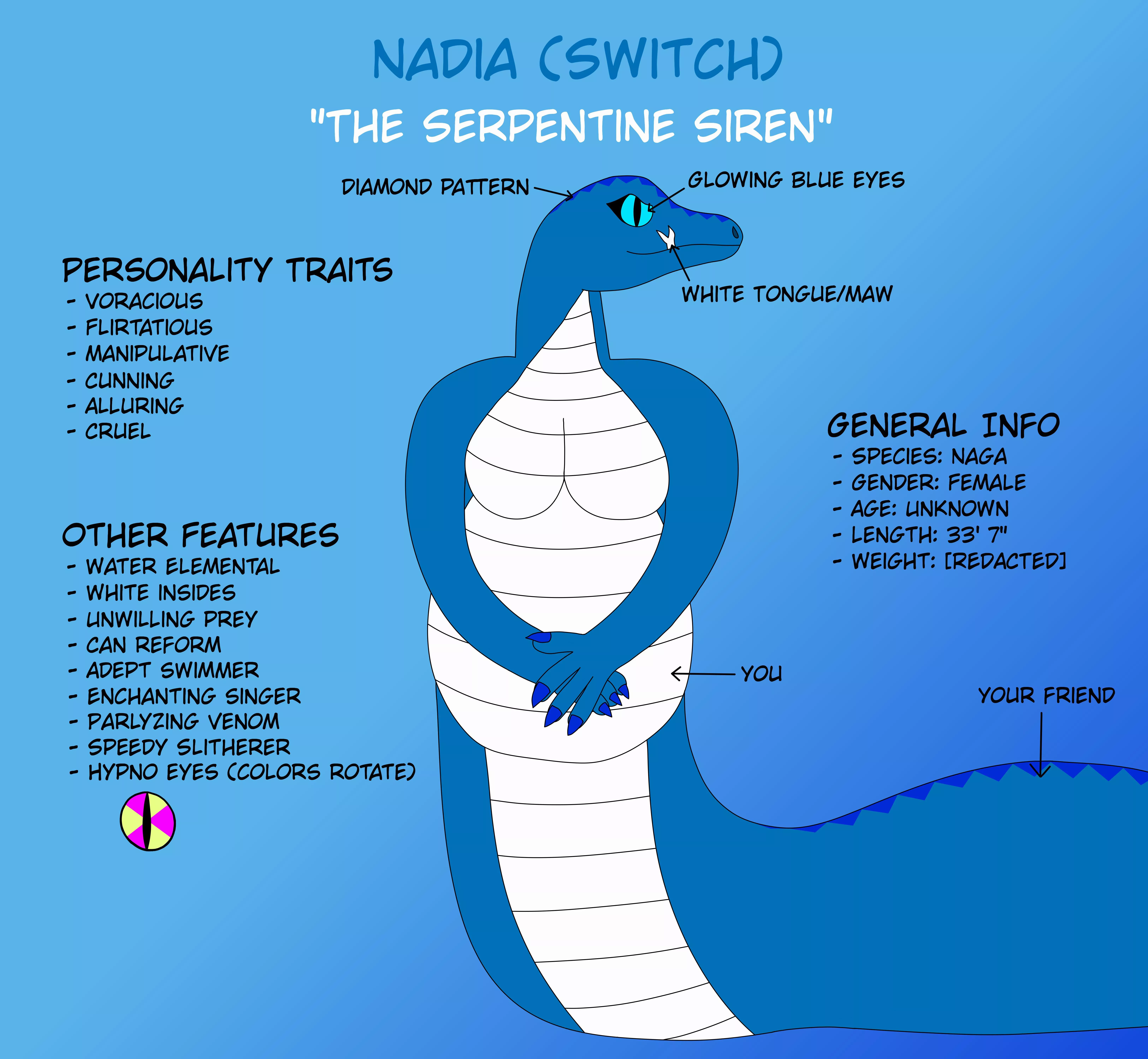 {Image} Nadia the Naga (OC by CryoDrago) posted by CryoDrago