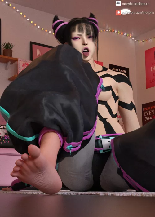 Juri (Morphz) [Street Fighter] by Kuro-Oji