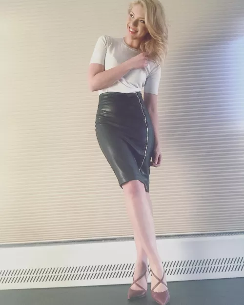 Leather Skirt by aguynamedkris