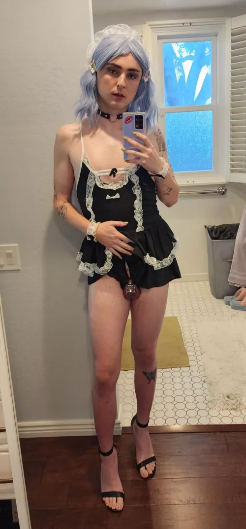 Master keeps me caged 24/7 by dustiwang