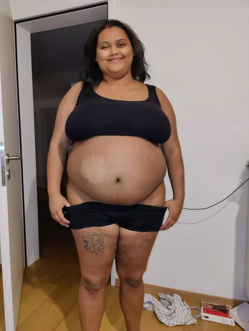 My face is getting so fat, is it too much for you? 🥺🥺 by curvypotchi