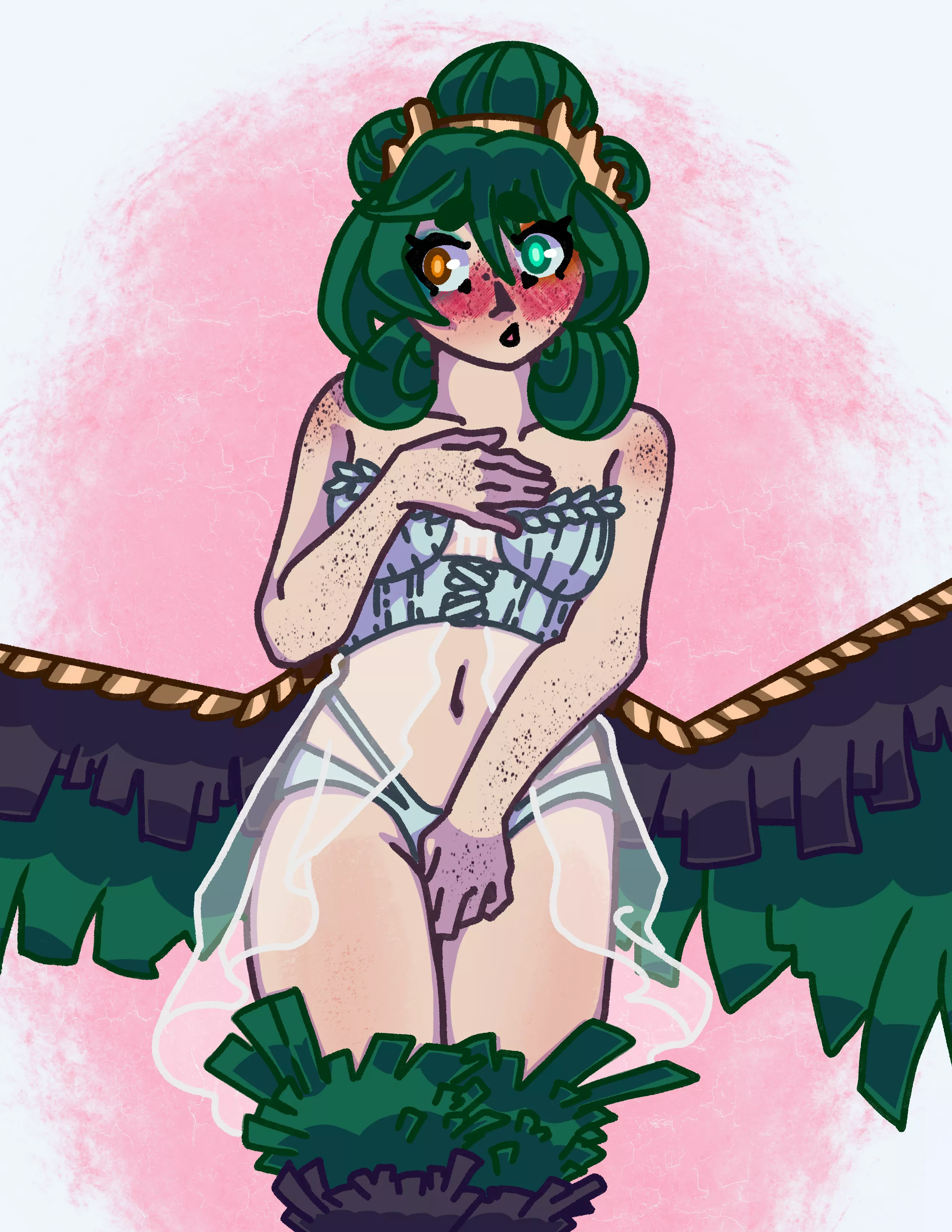 My harpy, Ikara :) posted by CharmDraws