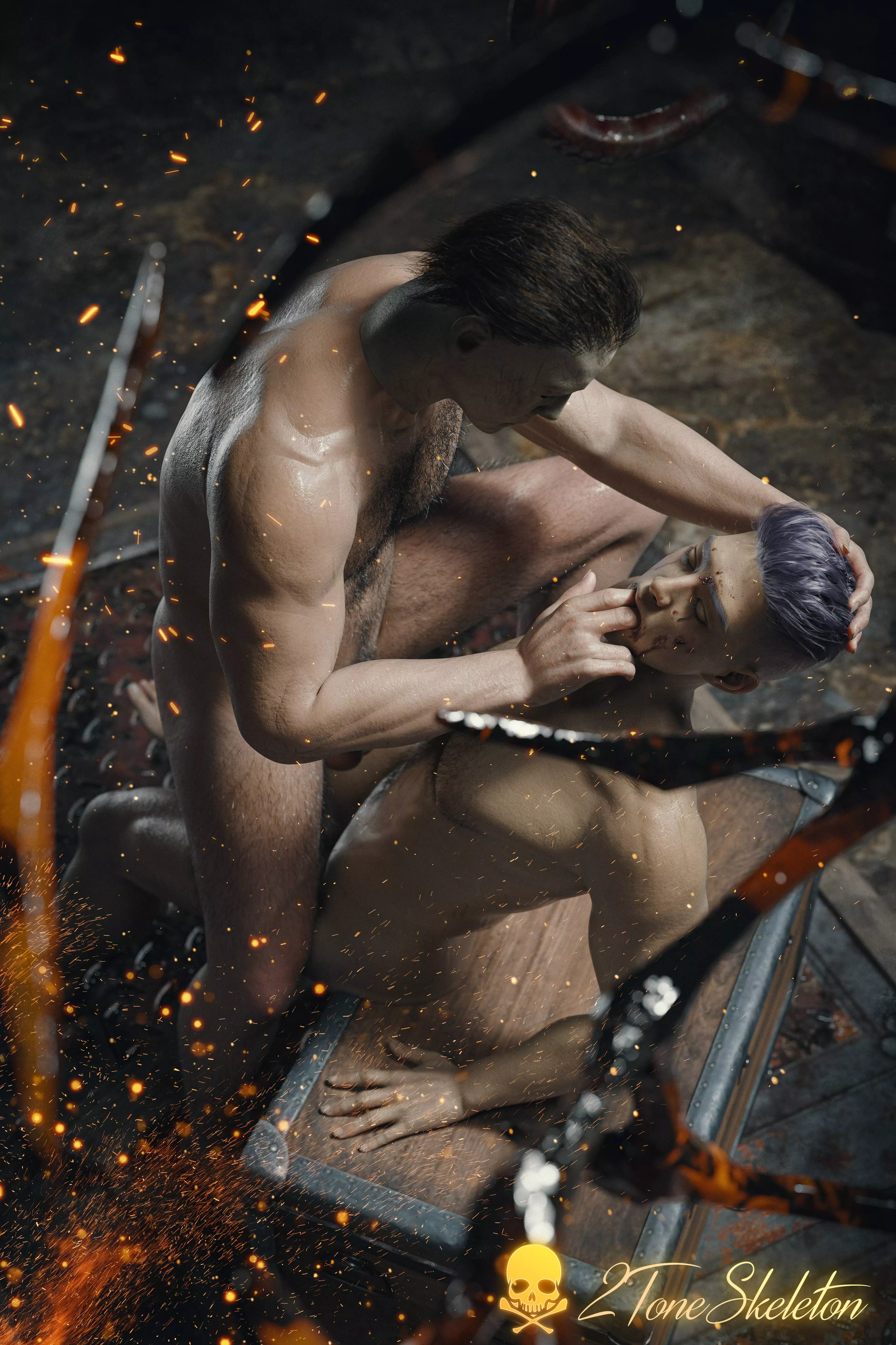 Myers x Trickster (OC) posted by 2ToneSkeleton