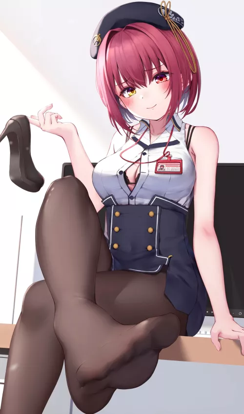 Office President Marine [Hololive] by Tribe___Loading