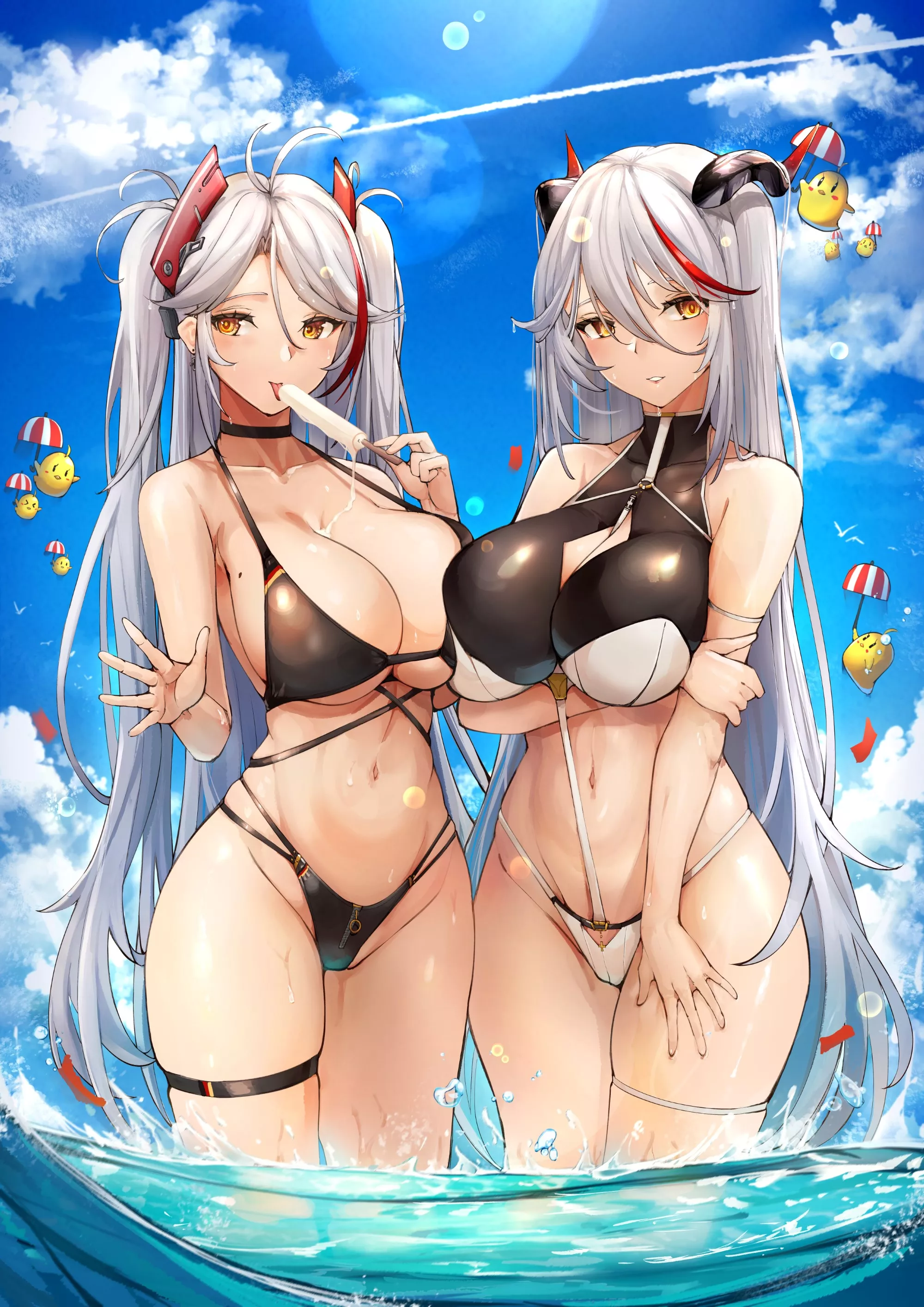 Prinz Eugen & Agir [Azur Lane] posted by ArmorXIII