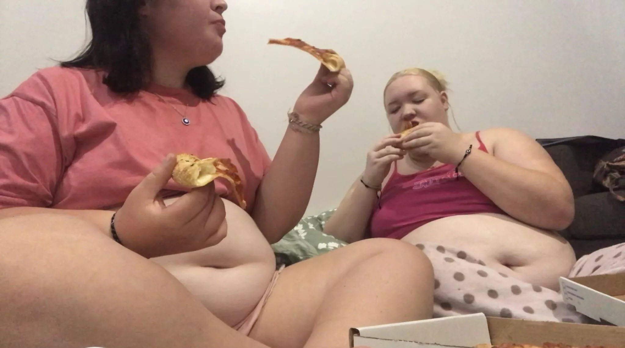 pumped full of carbs, sugar and grease 🤤🤤 posted by ThePiggyGirls