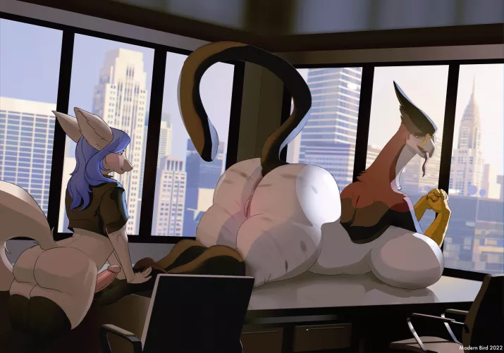 She has something very important to discuss in the board room, cancel your next appointments [MF] (skullydraws) by HallucinogenicHeaven