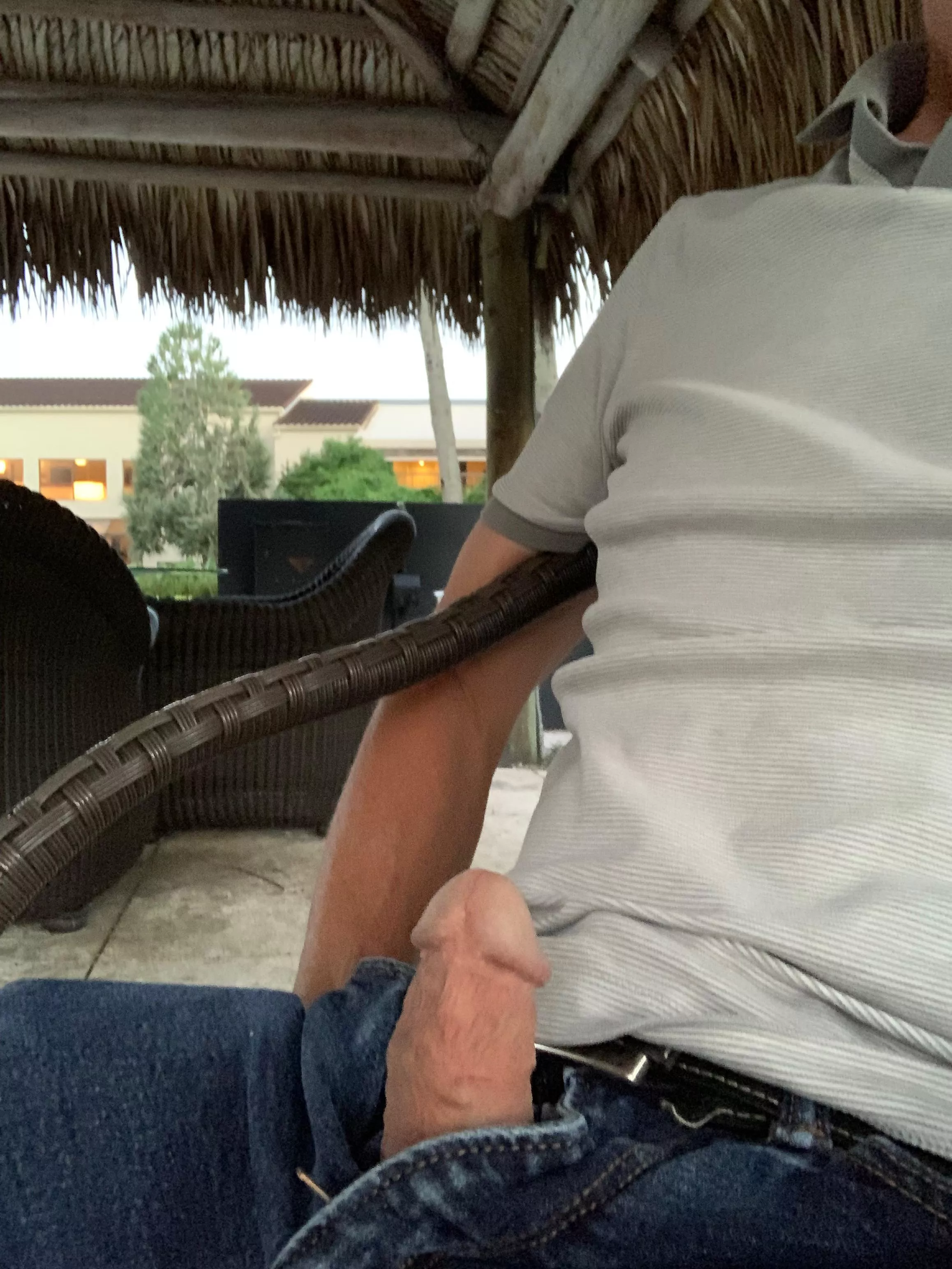 Sitting by the hotel pool before work posted by Natural_Exposure33