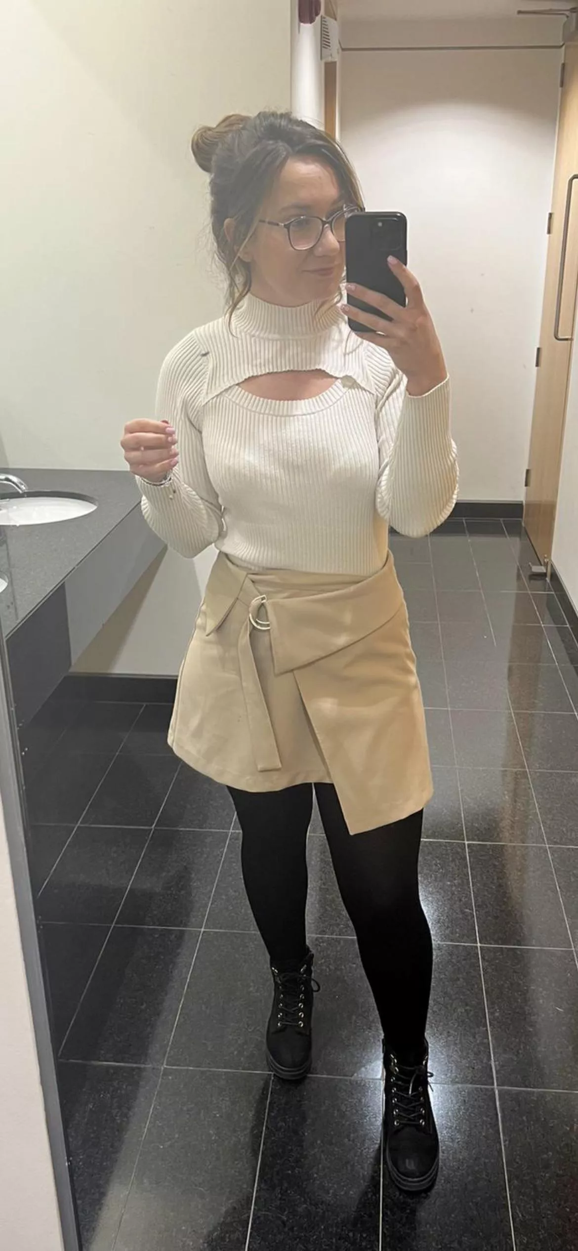 The office men had a little tight show again today posted by Daisy_runs