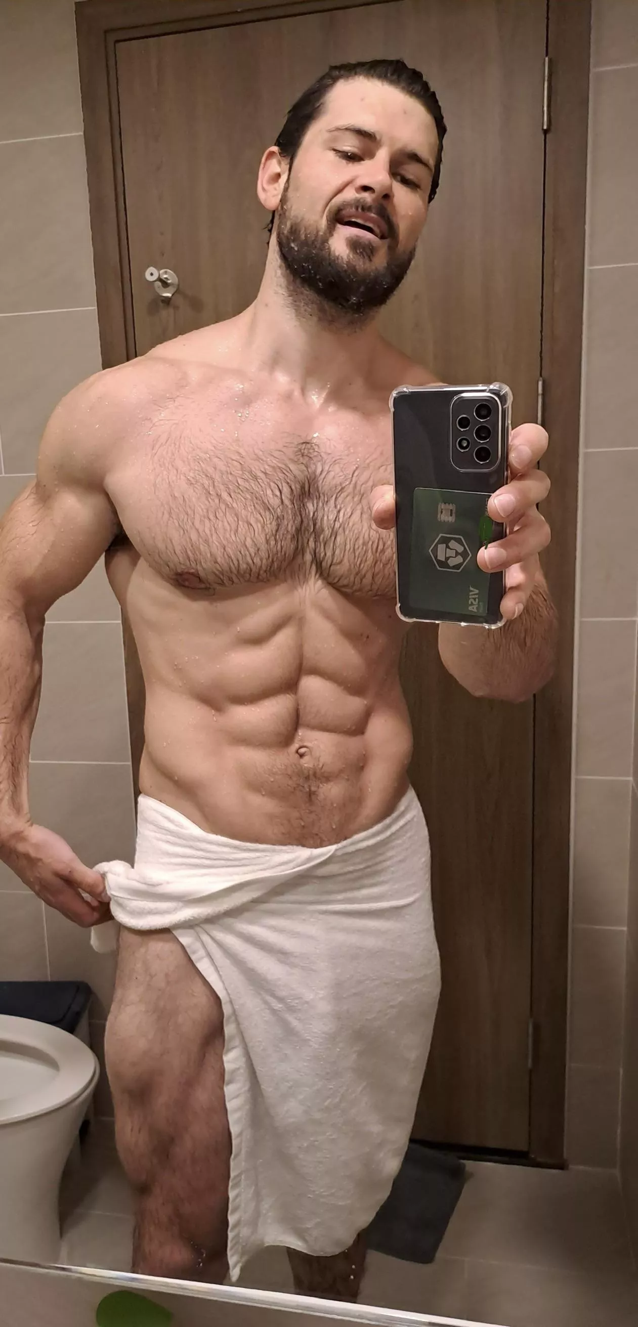 Time to worship and send $. Beast post out of the shower. posted by beastmuscleshow