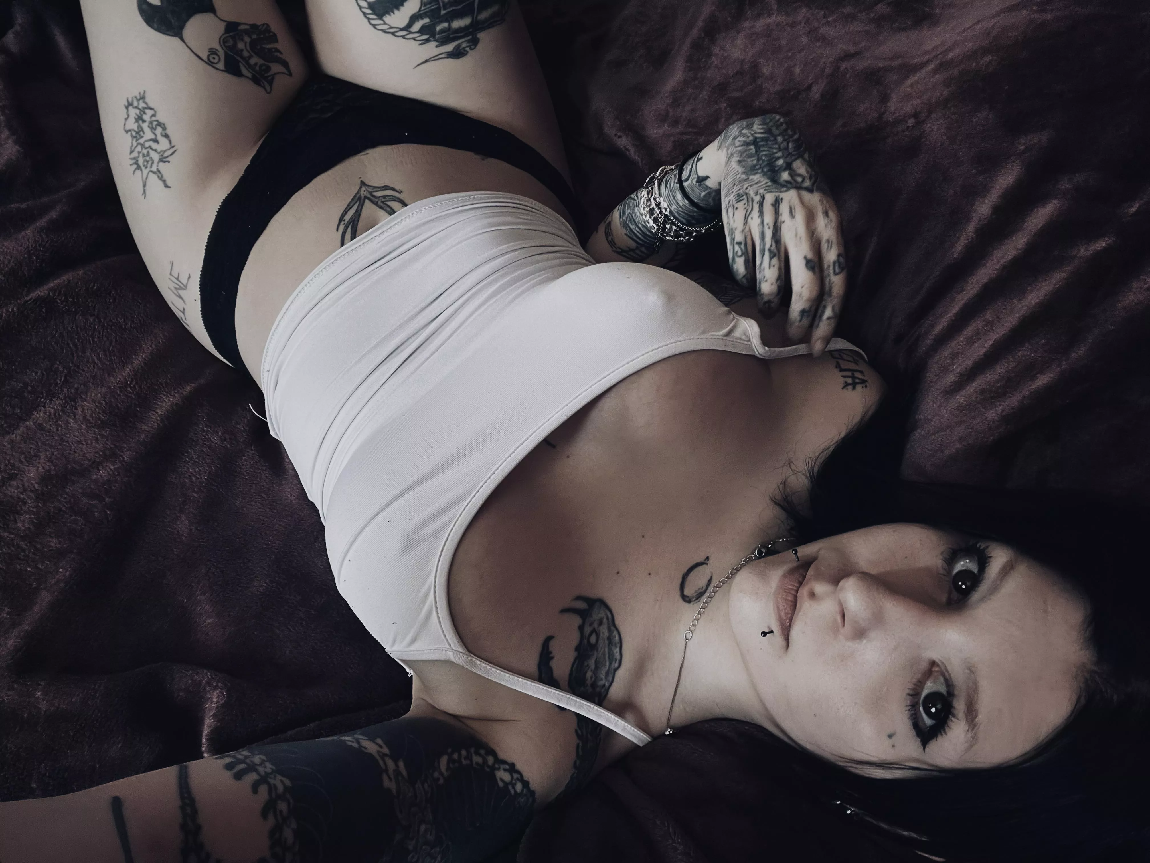 Are metalheads allowed to wear white ? Heheh do you like it? posted by JoanneWinterss