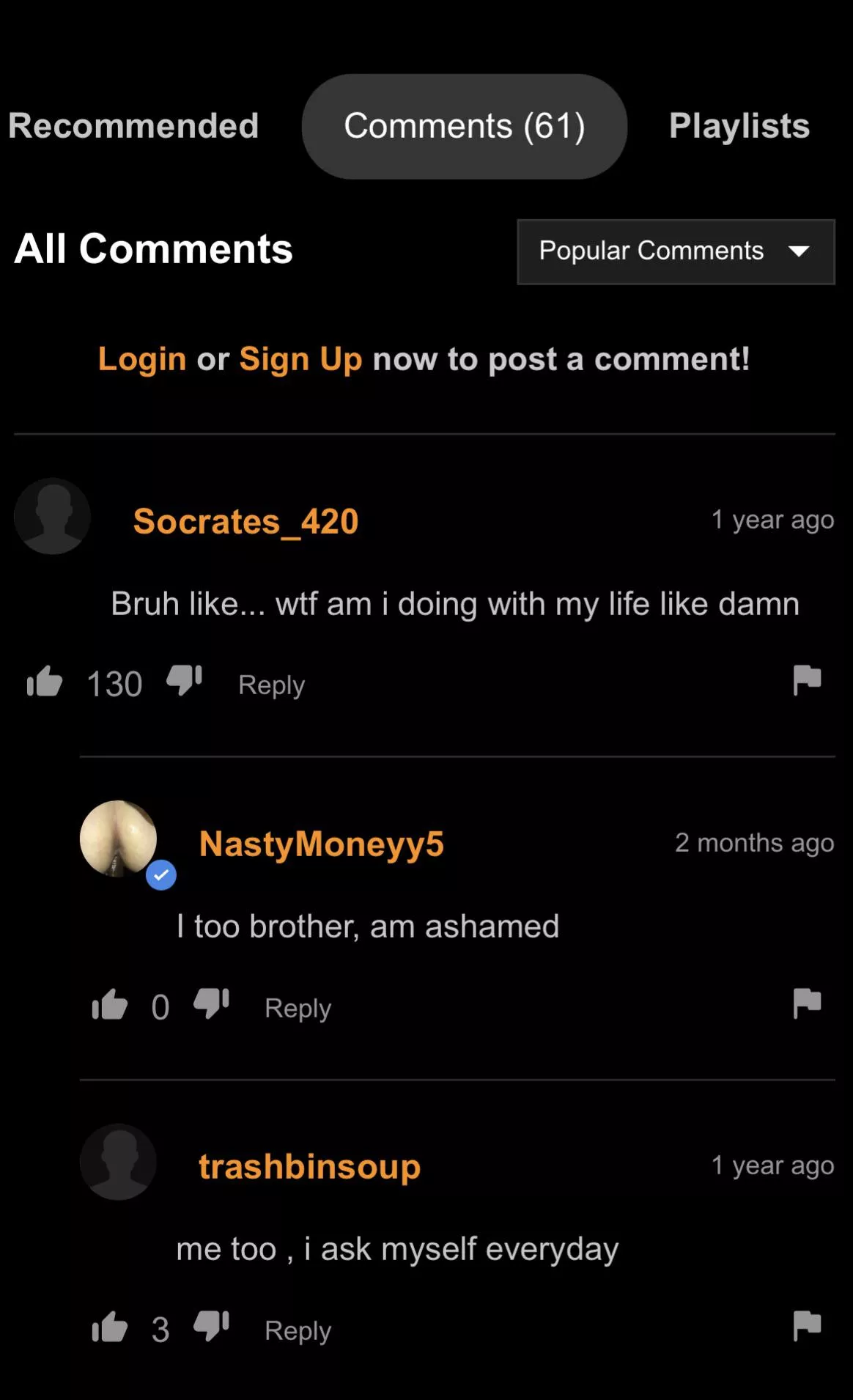 Bruh posted by corpsewindmill