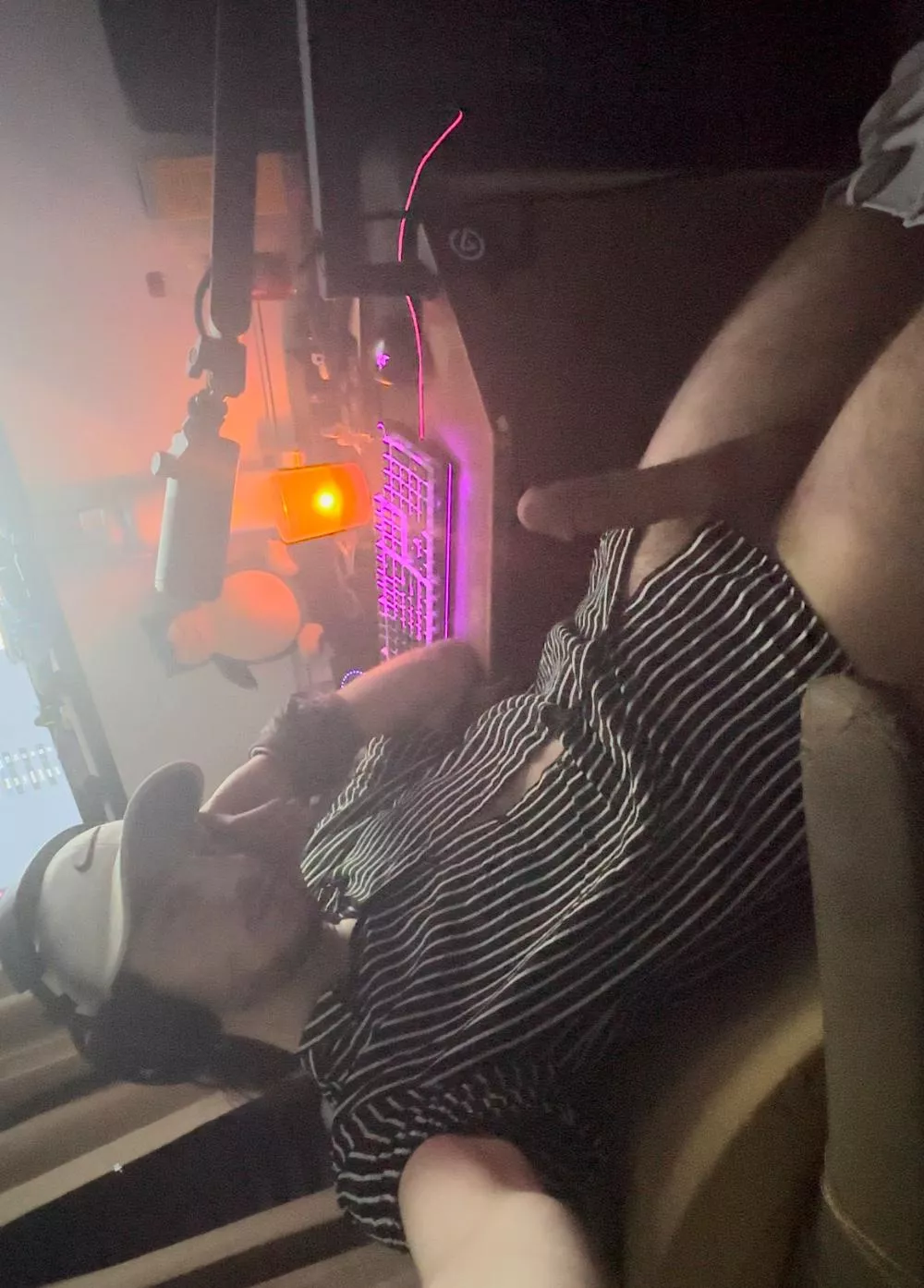 come sit under my desk? posted by Far_Ad_6094