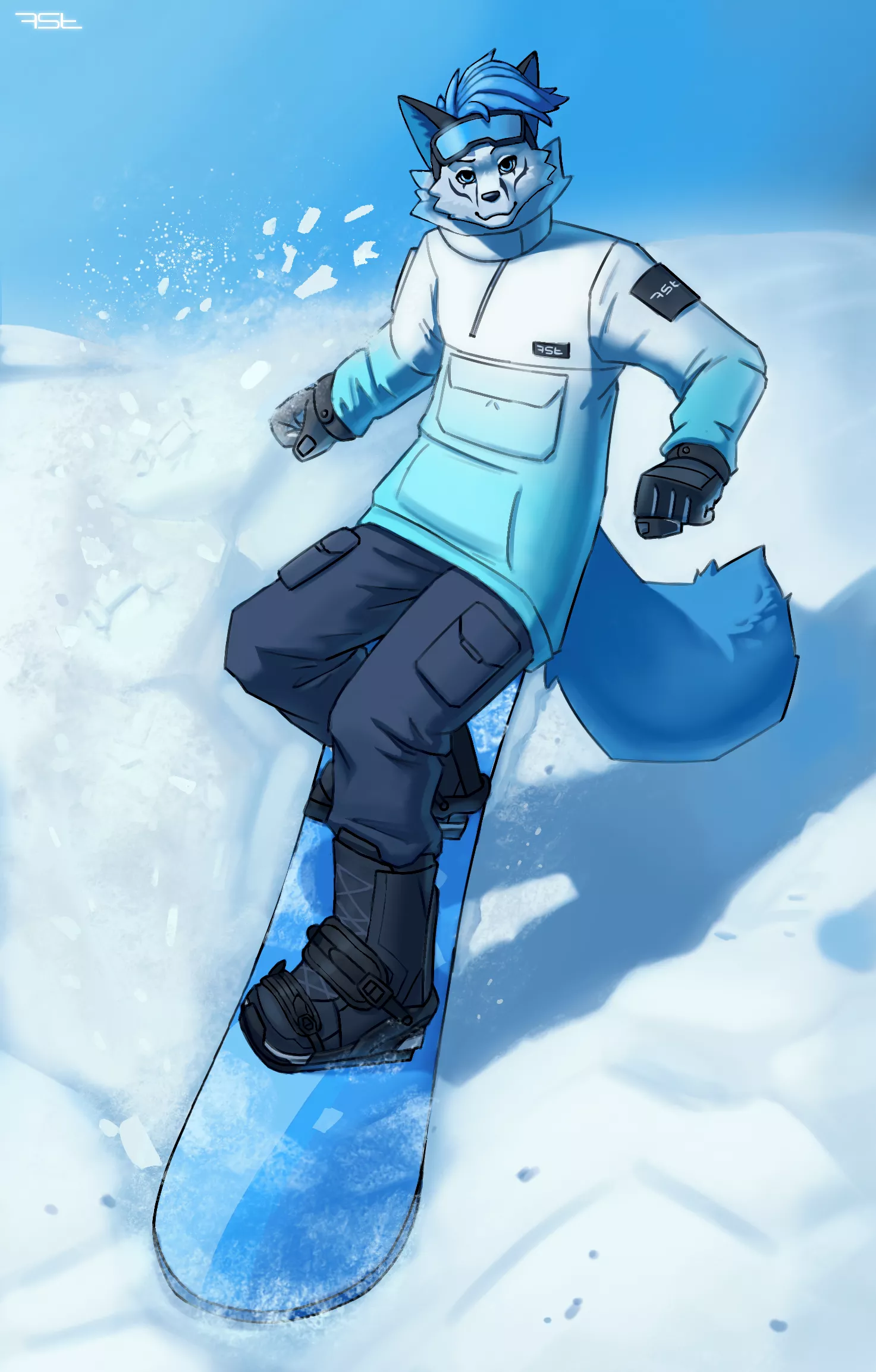 Commission for Winter Snow (art by me: @d4nissim0 on twitter) posted by d4nissim0