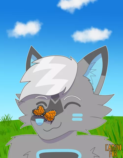 He made a little friend! (art by me) by CarinoFox