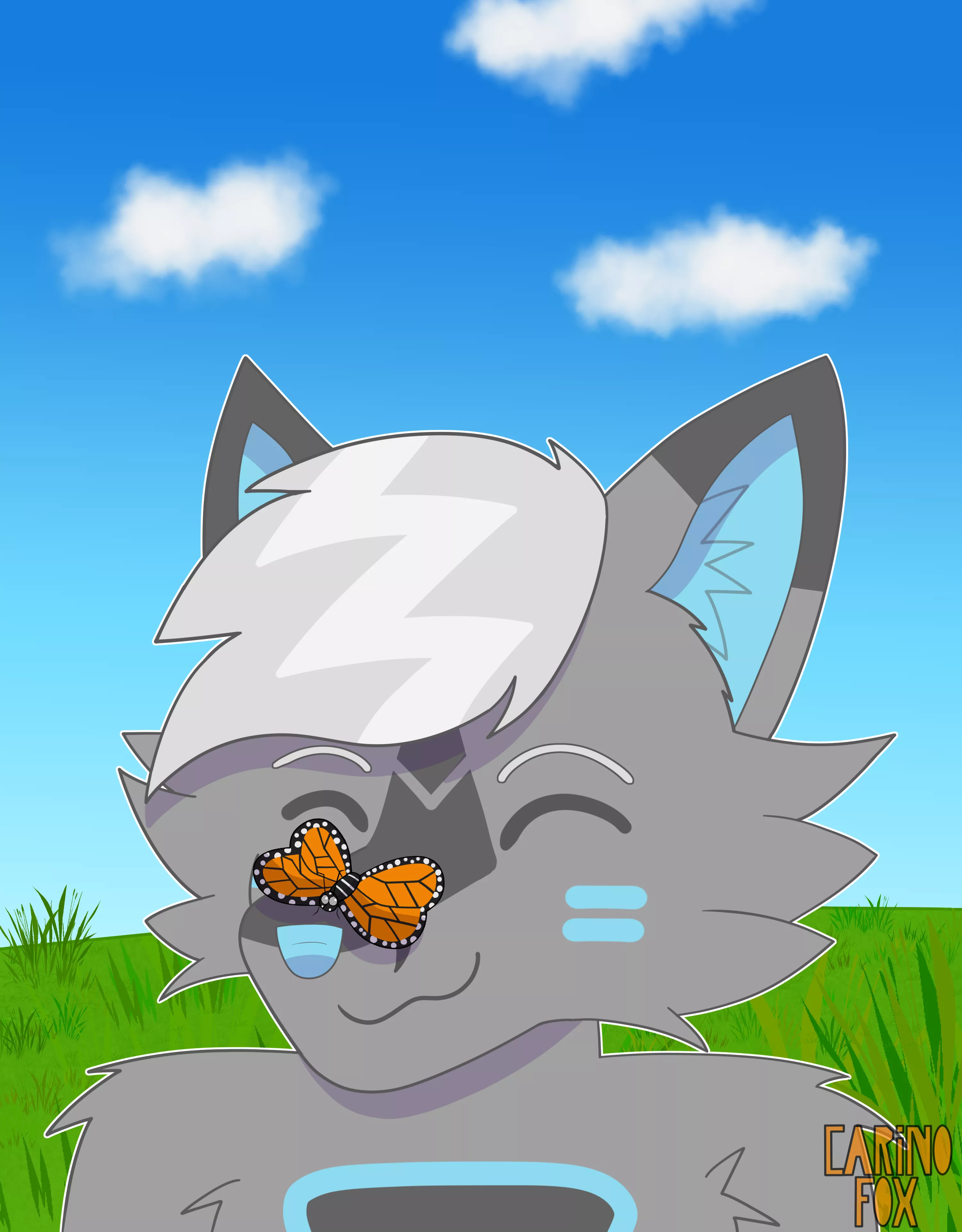 He made a little friend! (art by me) posted by CarinoFox