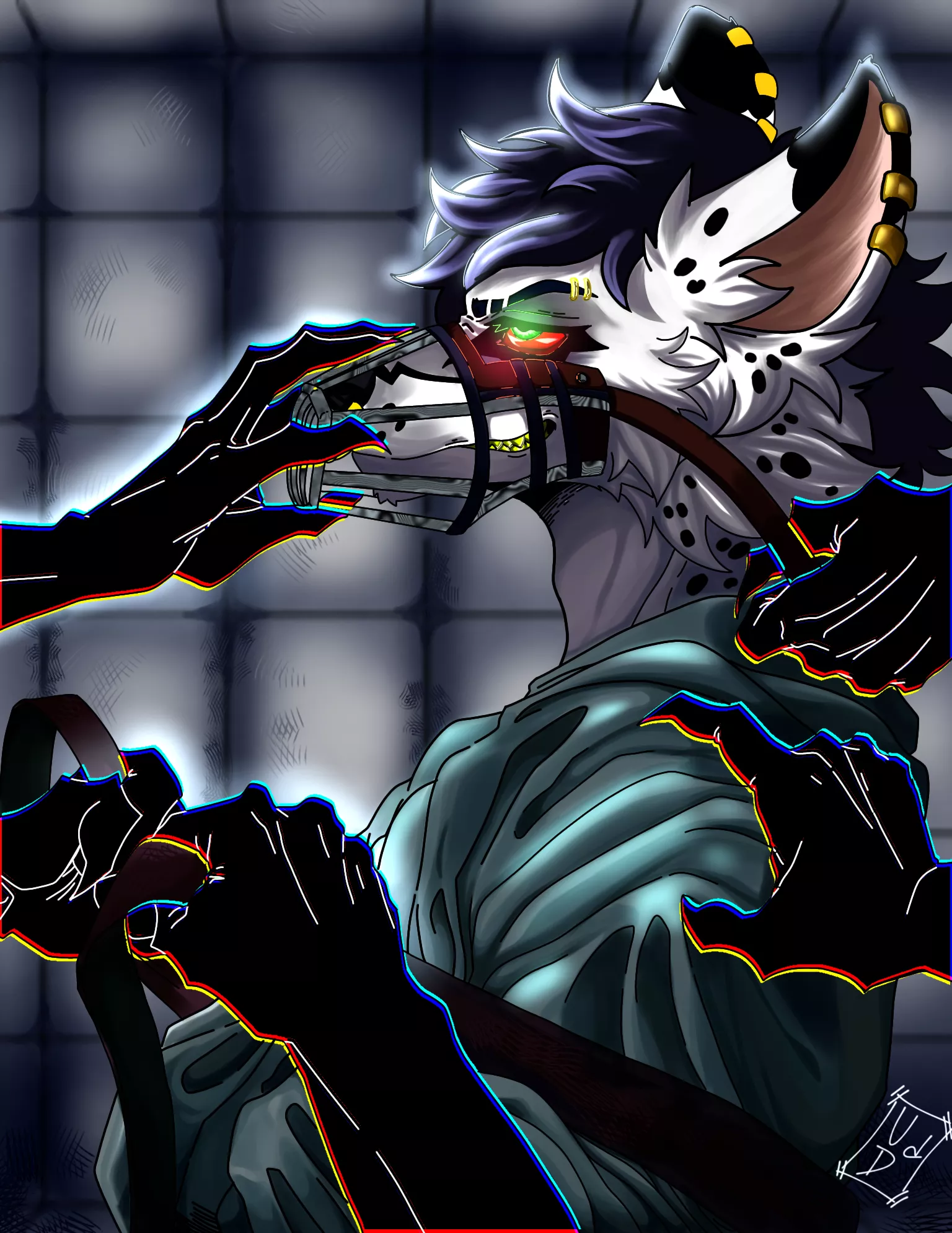 Hes crazy (art by me) posted by Lazaxus