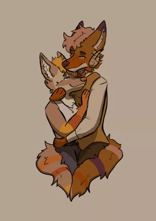 I haven't drawn these two together in a while. oh how I wish I had someone to hold me close like this. Art by me by WhostoIemyPOTATOES