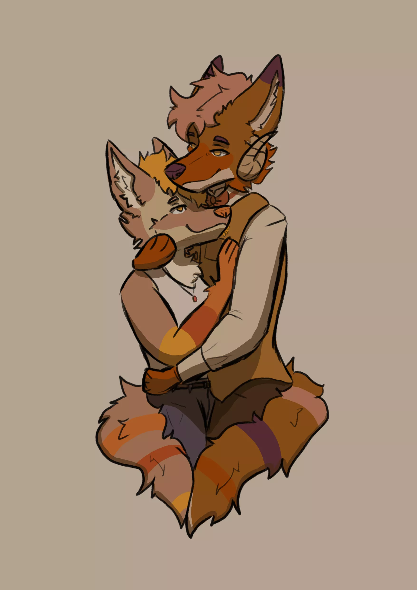 I haven't drawn these two together in a while. oh how I wish I had someone to hold me close like this. Art by me posted by WhostoIemyPOTATOES