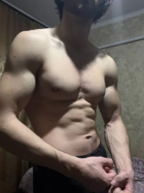Imagine how my strong arms are squeezing your throat and my big cock is going balls deep into you😈 by vitalysportguy