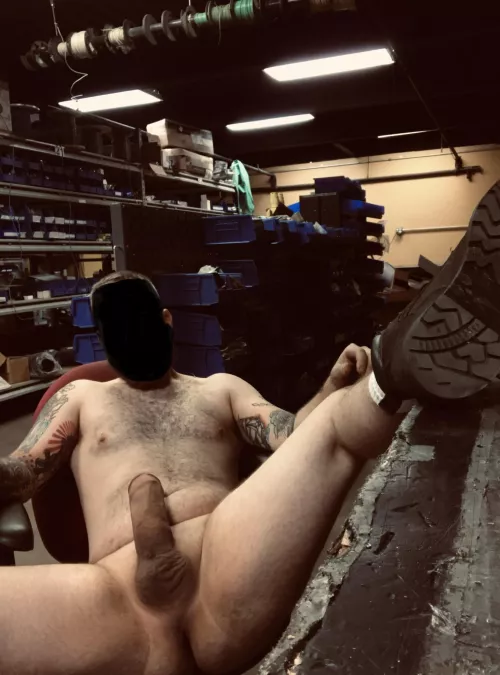 Just clocked in and I feel like I should limber up for the day by bigdicknoface